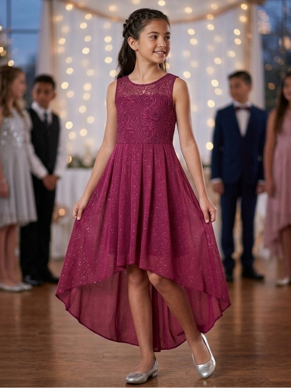 Girls D-Signed Disney hi-low dress